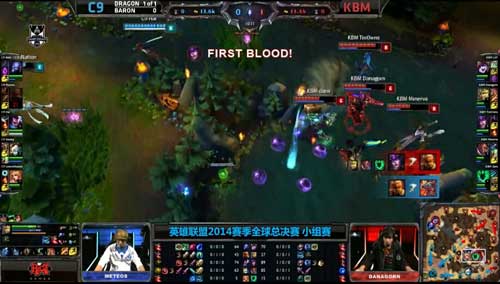 KBM表现低迷惨败C9 外卡队伍难求一胜