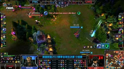 Godlike兰博毁灭战场 LMQ击败FNC获全胜
